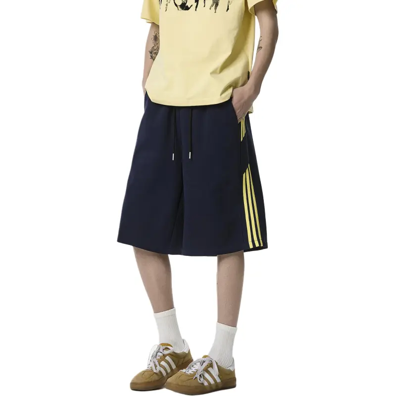 KAIPAINEN Casual Shorts Unisex White Heather Gray-7