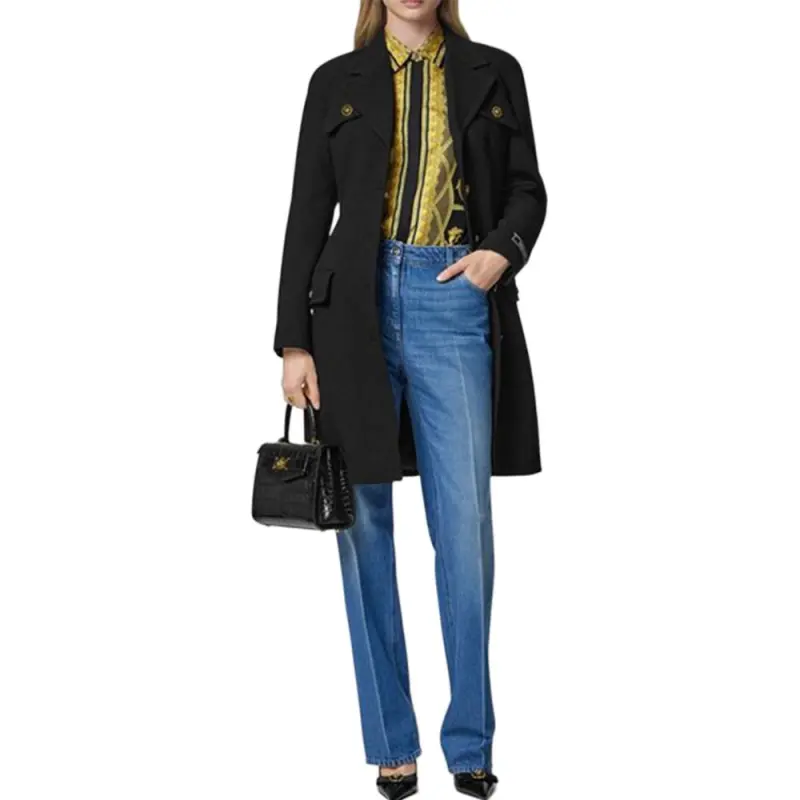 VERSACE Pattern Printed Long Sleeved Shirt-4