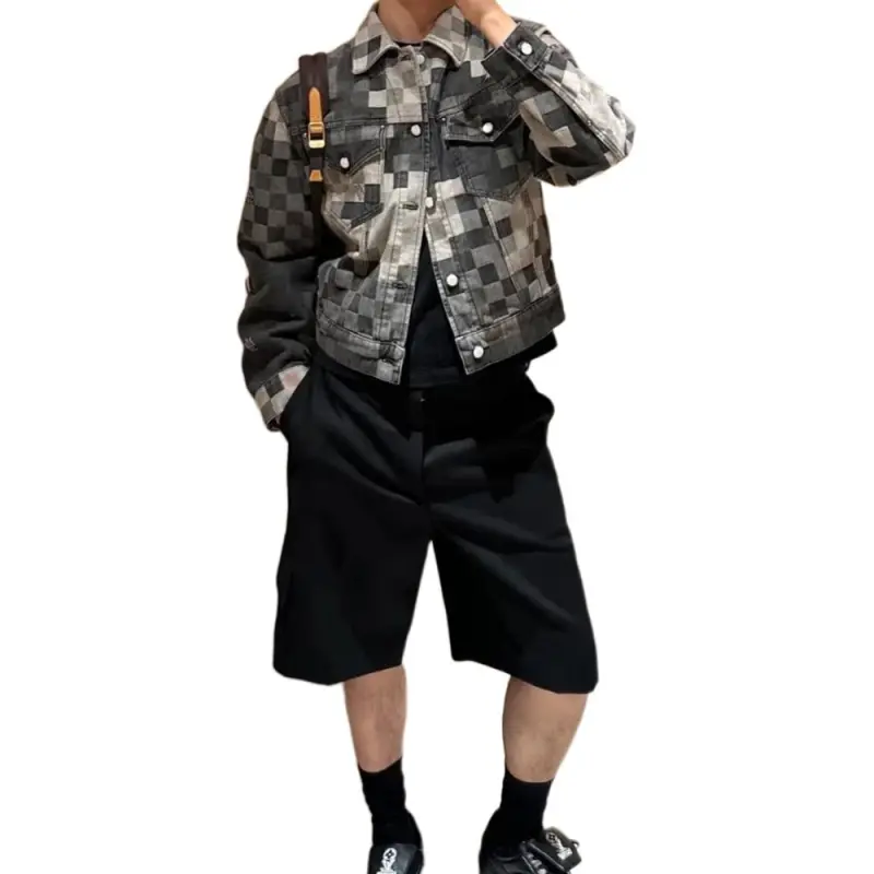 LOUIS VUITTON Damoflage Classic Denim Jacket-3