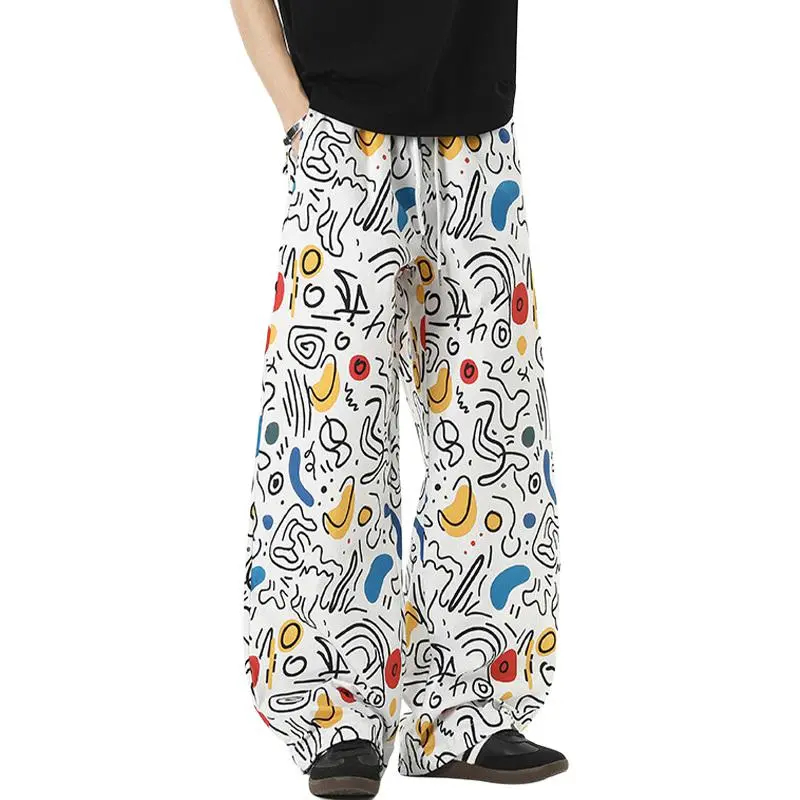 NOAHGIGI Casual Pants Unisex White-3