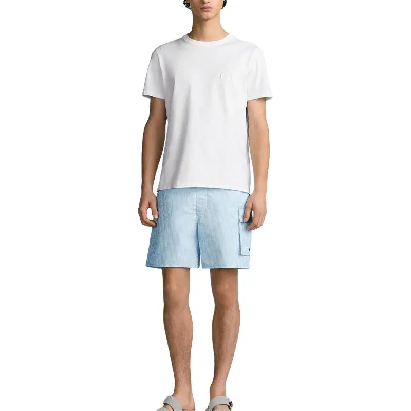 DIOR FW25 Swimming Shorts Men's Sky Blue-2