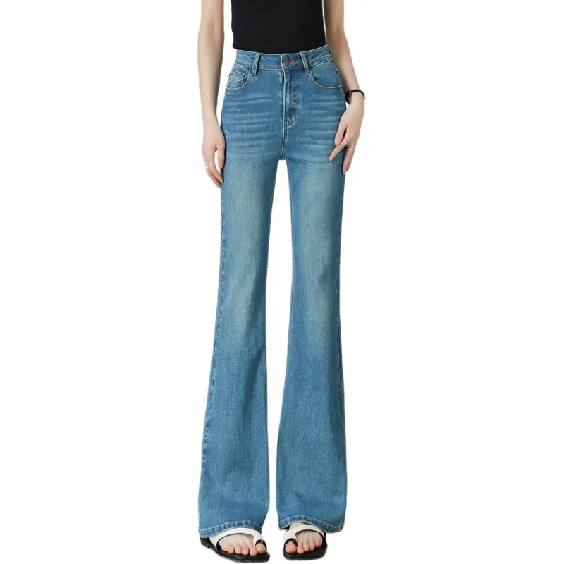 Weixi Jeans Women's Turquoise Green-4