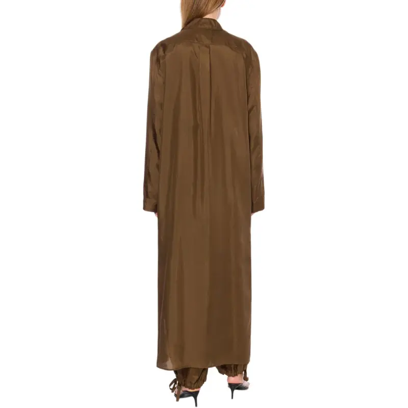 PHILOSOPHY DI LORENZO SERAFINI Washed Habotai Duster Coat-2