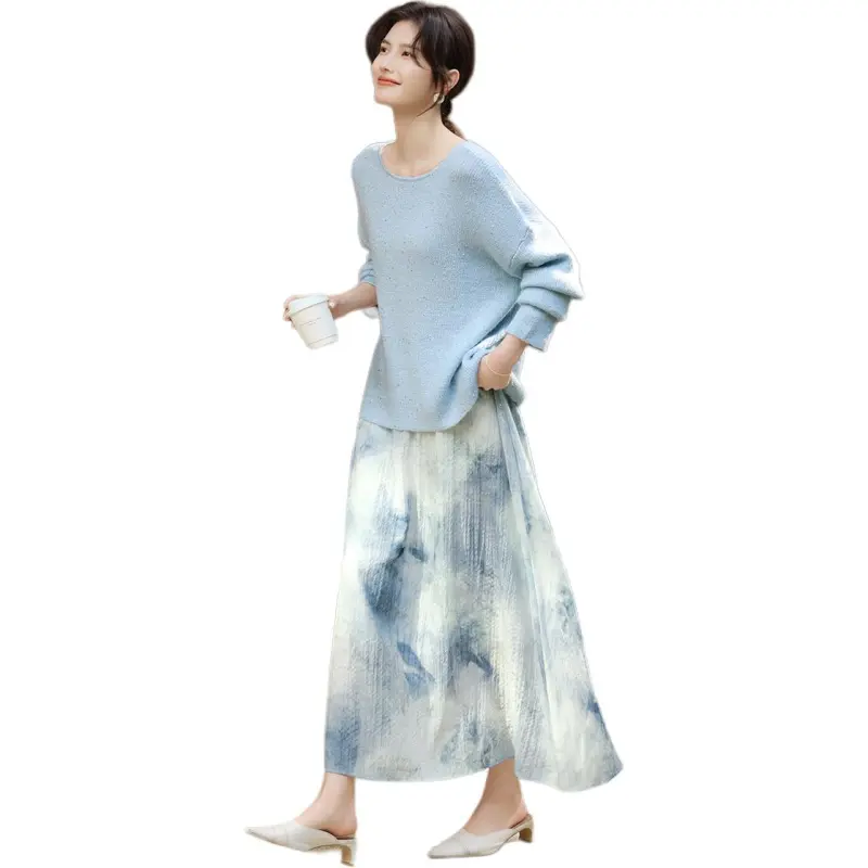 XWI Skirt Set Women's Misty Blue-3