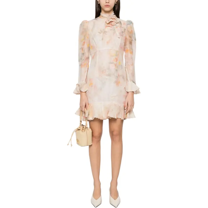 Zimmermann Crush Flower Mini Dress-1