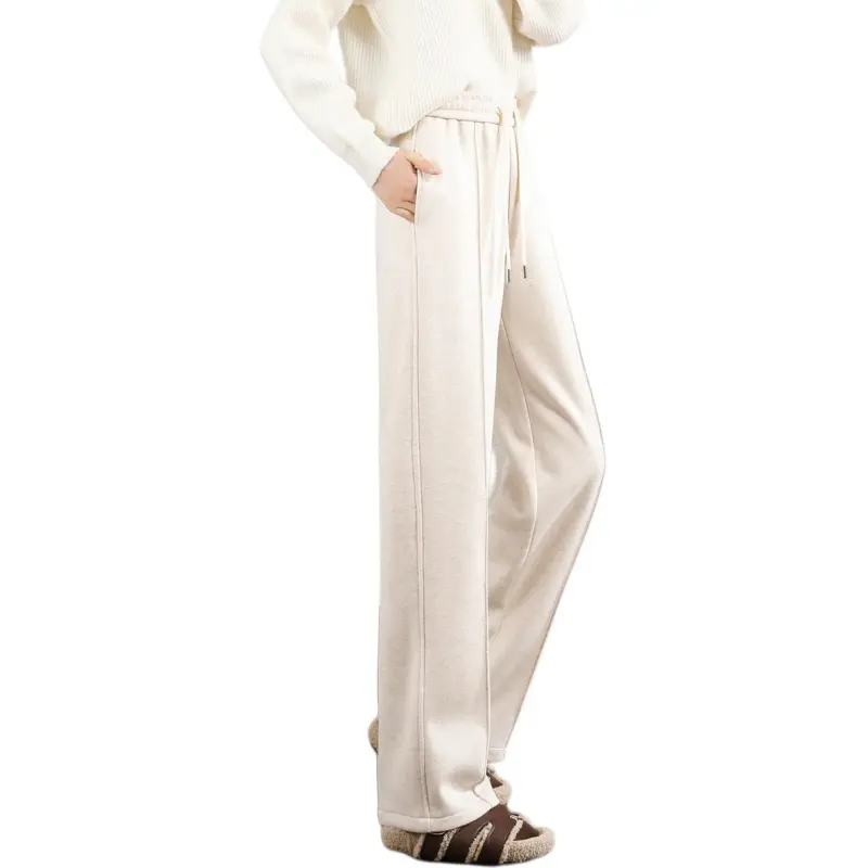 Weixi Casual Pants Women's Ecru-2