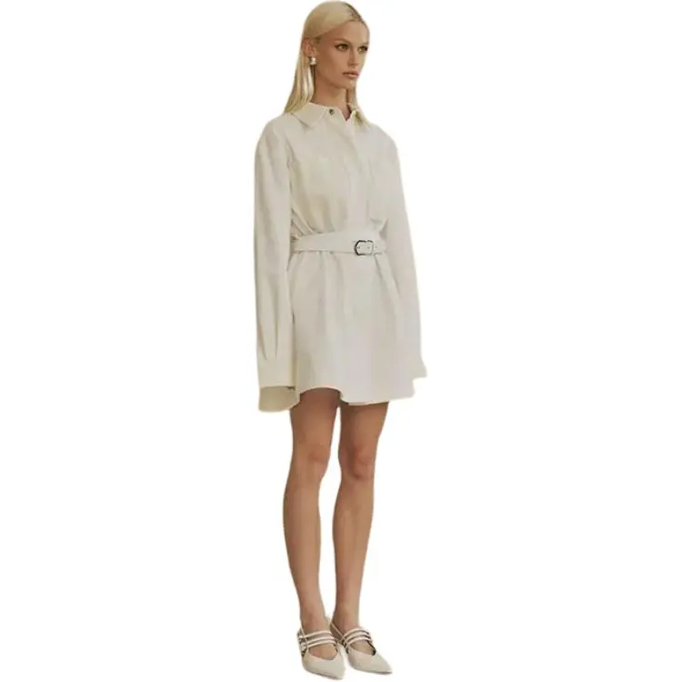 ELLIATTCOLLECTIVE Long Sleeved Dresses Women's White-1
