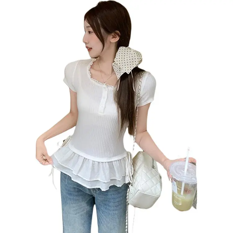 Mu Xiao Xin T Shirts Women's Ecru-2