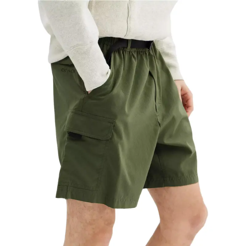 COACH SS25 Casual Shorts Men's Green-3