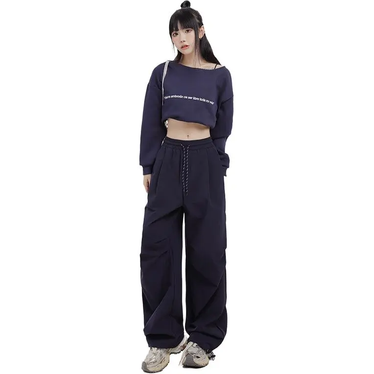 OROI Casual Pants Women's Navy Blue-1