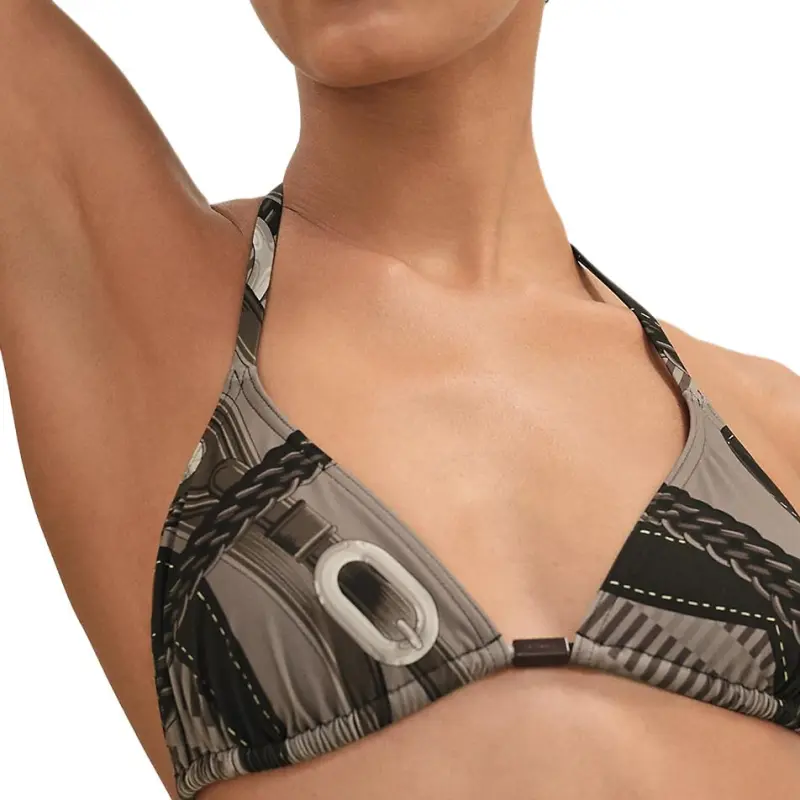 HERMES SS25 Bikini Women's Brown-2
