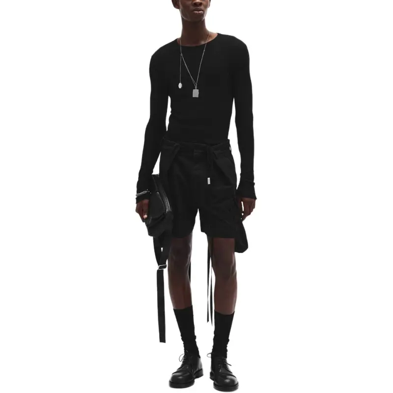 Ann Demeulemeester SS25 T Shirt Men's Black-3