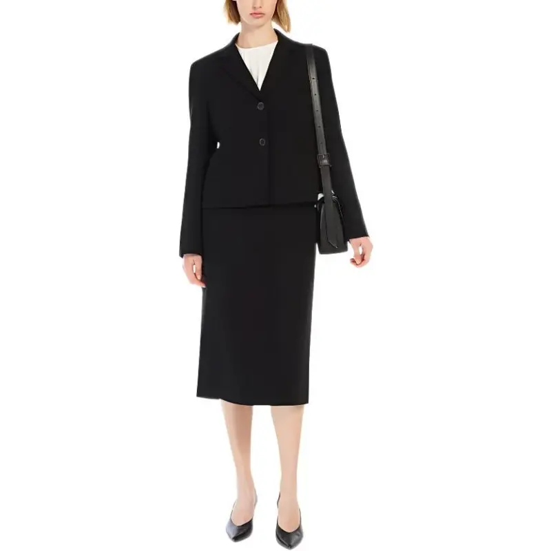 MaxMara Studio Casual Short Skirts Women's Black-1