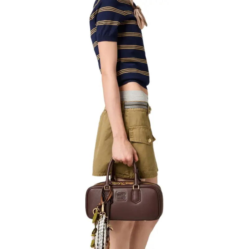 MIU MIU Belted Mini Skirt-3