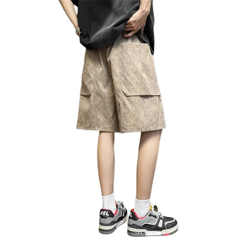 MARK WAFFLE Casual Shorts Unisex-16