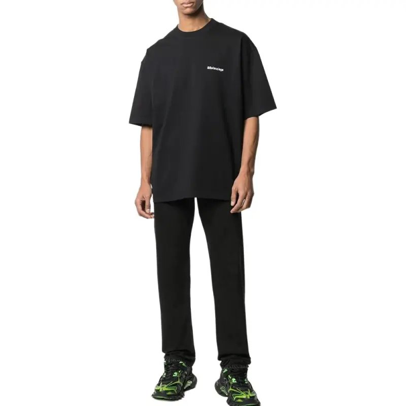 Balenciaga Logo Medium Fit T shirt-3