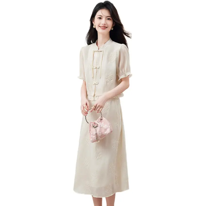 XINFEIYU Two Piece Skirt Sets Women's-1