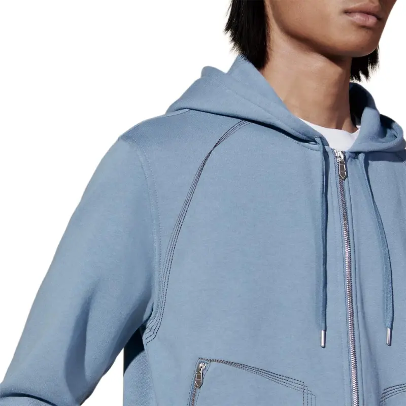 HERMES SS24 Knitwear Men's Light Gray Blue-4