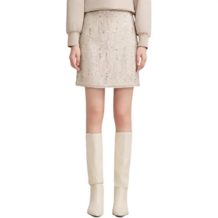 Goodland Casual Short Skirts Women's Light Khaki-1