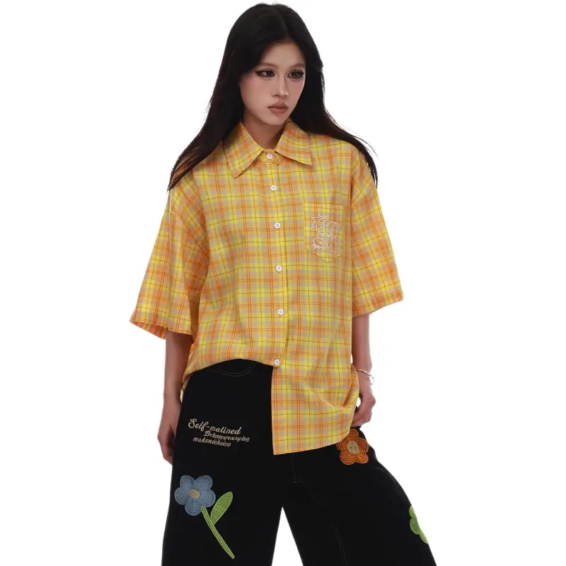 VINMUK Shirts Unisex Yellow-3