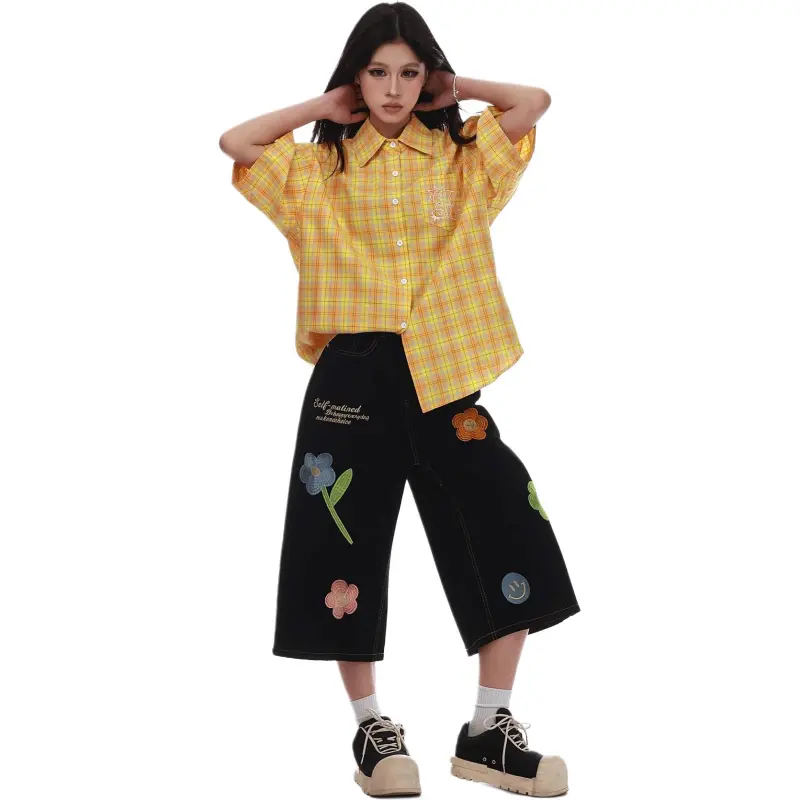 VINMUK Shirts Unisex Yellow-6