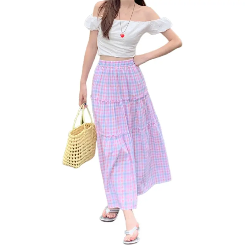 Mu Xiao Xin Casual Long Skirt Women's-3