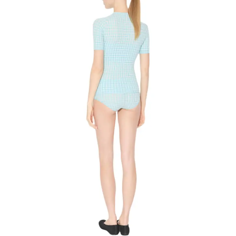 Alaia Regular T Shirt Women's Blue-2