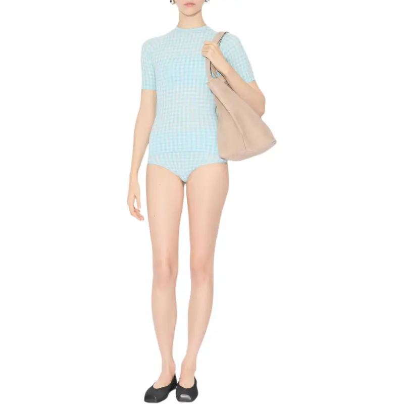 Alaia Regular T Shirt Women's Blue-1