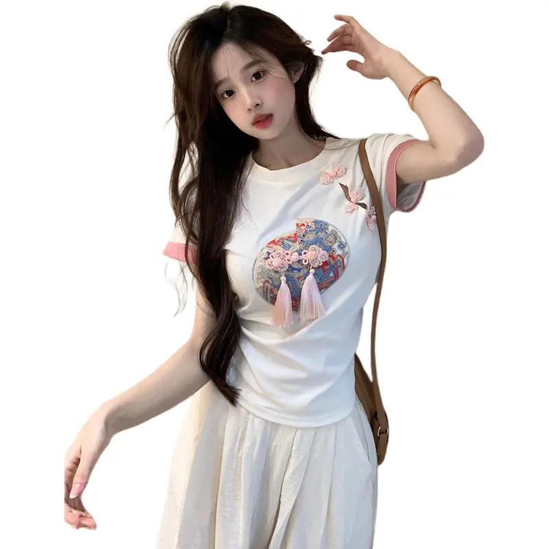 GOSO T Shirts Women's White-2