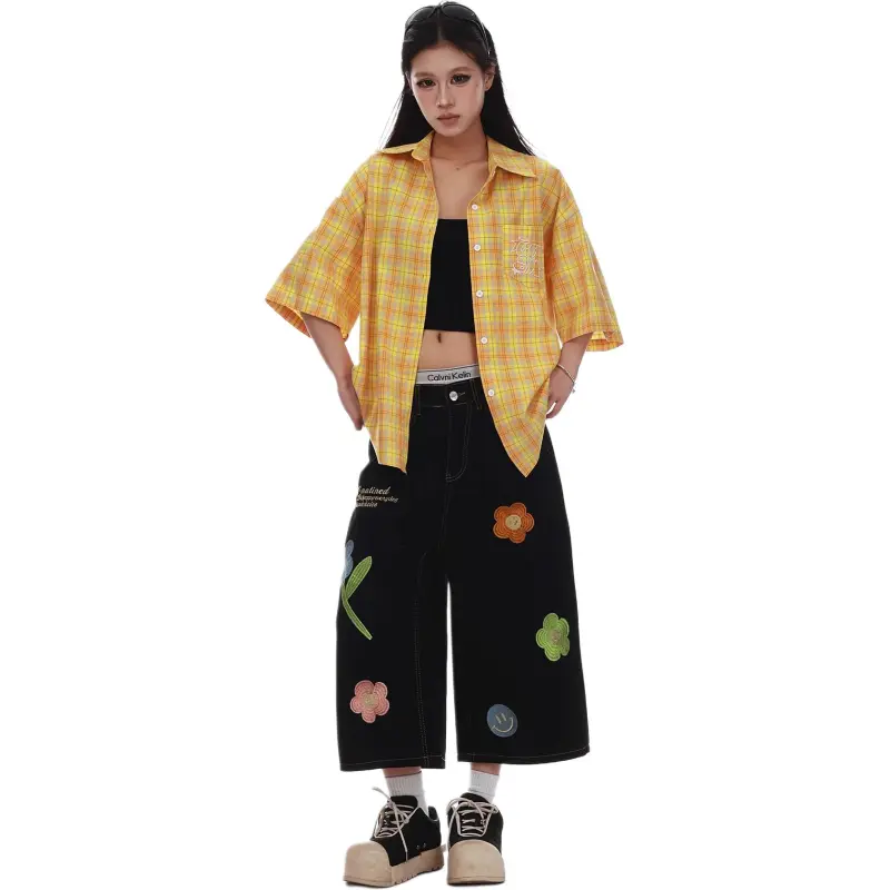 VINMUK Shirts Unisex Yellow-7