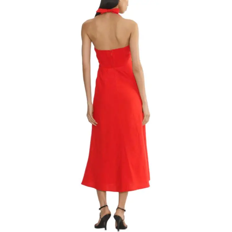 ARITZIA Babaton Nightscape Linen Dress Slip Dress Women's-3