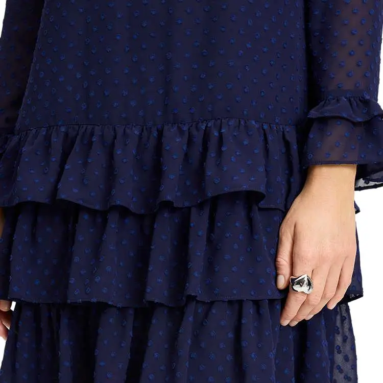 Kate Spade SS25 Long Sleeved Dress Women's Blue-4