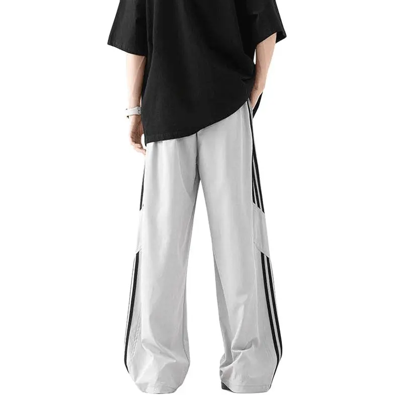 DARK HORSE Casual Pants Unisex Gray-1
