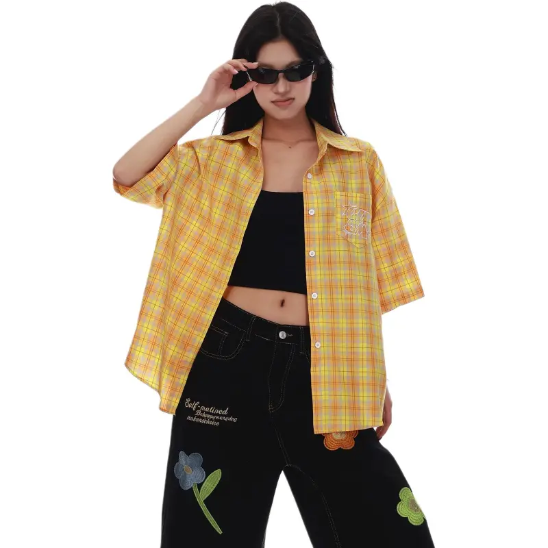 VINMUK Shirts Unisex Yellow-4