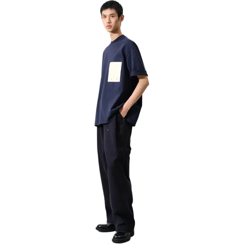 WHITT EPURE T Shirts Men Marine Blue-4