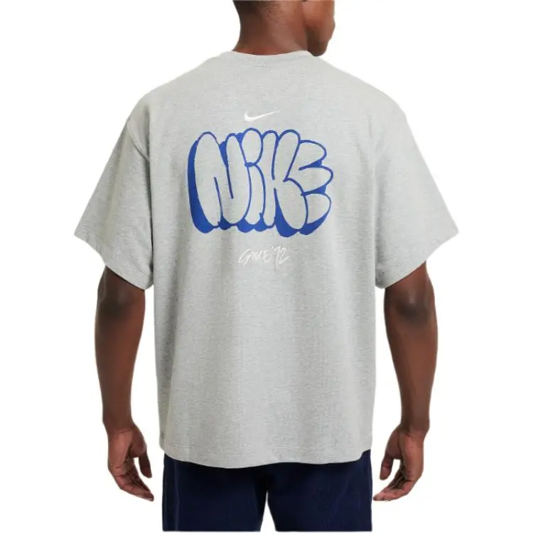 Nike Solo Swoosh FW24 T-Shirt Men's Gray-1