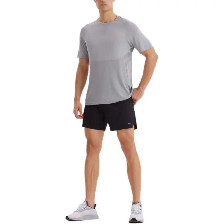 DECATHLON 500 Series T Shirt Unisex Silver Gray/Light Steel Gray-1