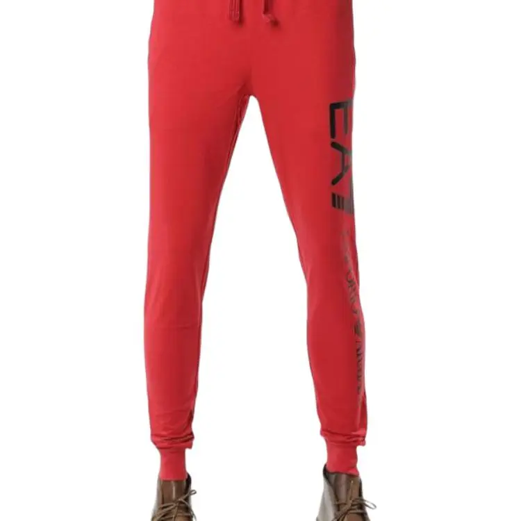 EMPORIO ARMANI EA7 Knitted Sweatpants Men's Red-2
