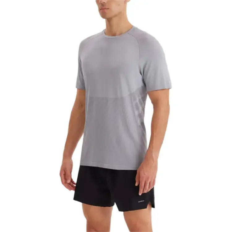 DECATHLON 500 Series T Shirt Unisex Silver Gray/Light Steel Gray-4