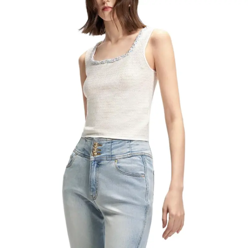 KARL LAGERFELD SS25 Tank Top Women's White-5