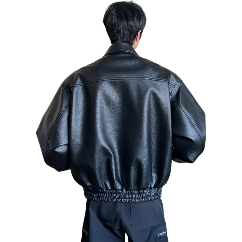 ACUOD BY CHANU Leather Jacket Unisex-3