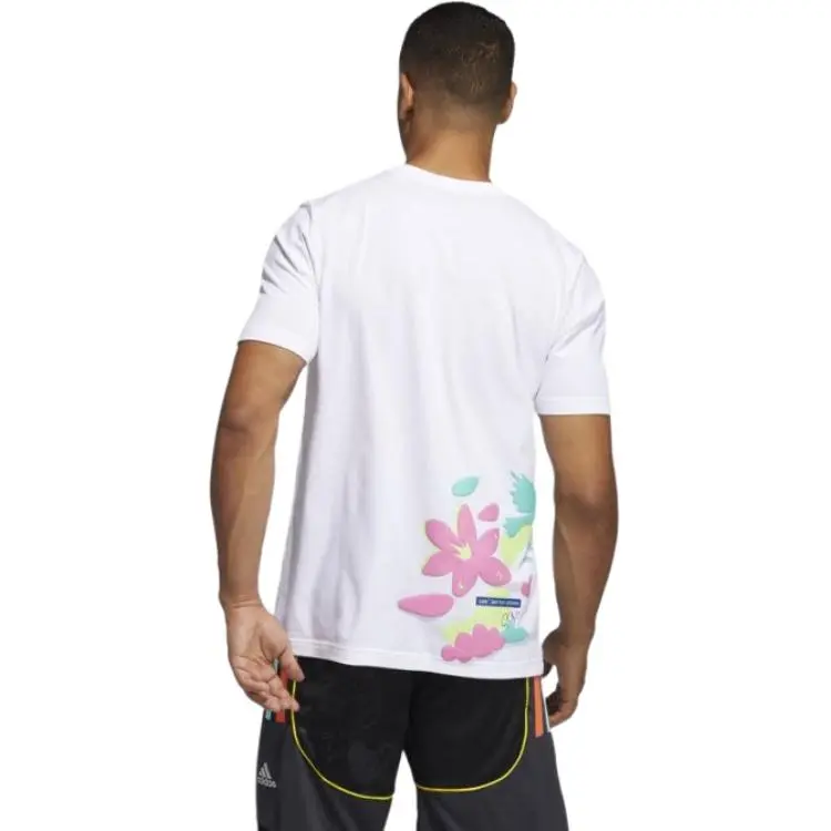 Adidas T-Shirts Men White-1