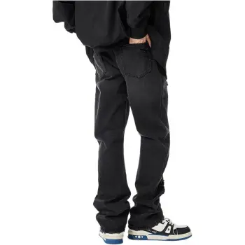 SONGS ALONG Jeans Unisex Black