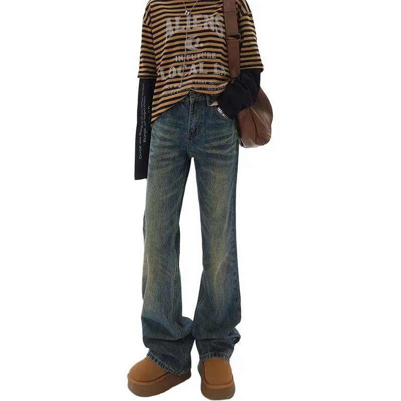 Kazakhstan Jeans Women's Vintage Blue-3