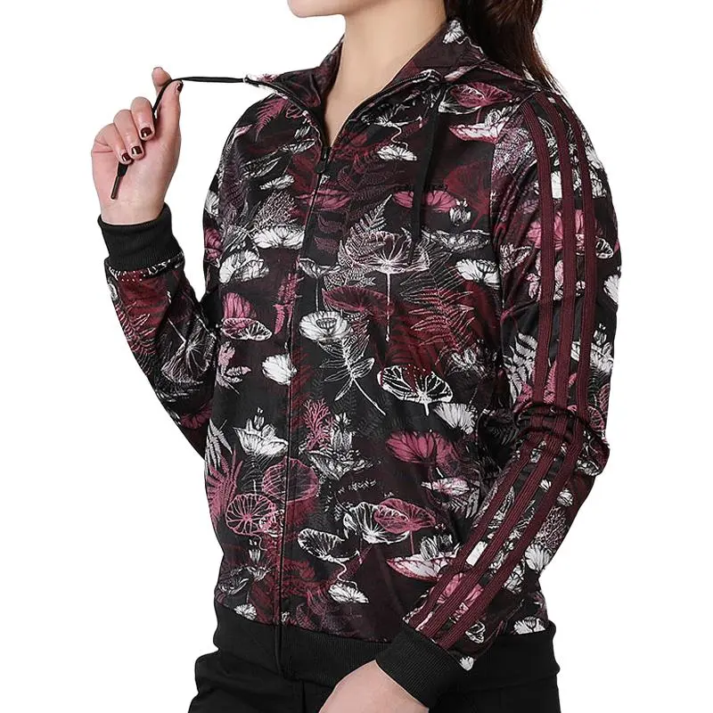 Adidas Jackets Coats Women's Red-2