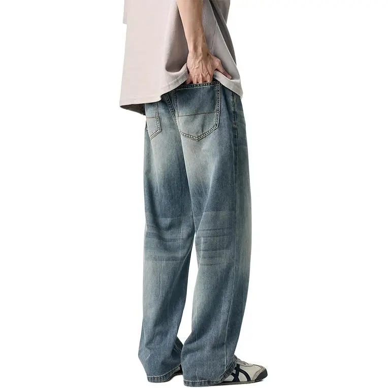 SONGS ALONG Jeans Unisex Light Blue-4