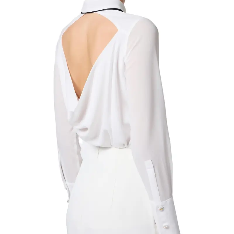 Elisabetta Franchi Bow Tie Shirt-5