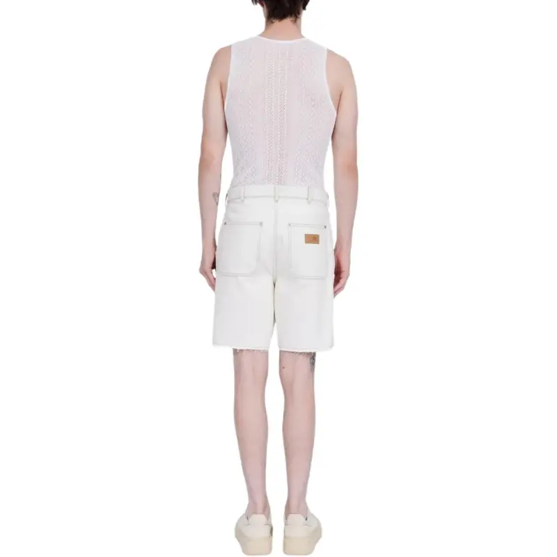 MM6 Maison Margiela Numbers motif Denim Shorts-2