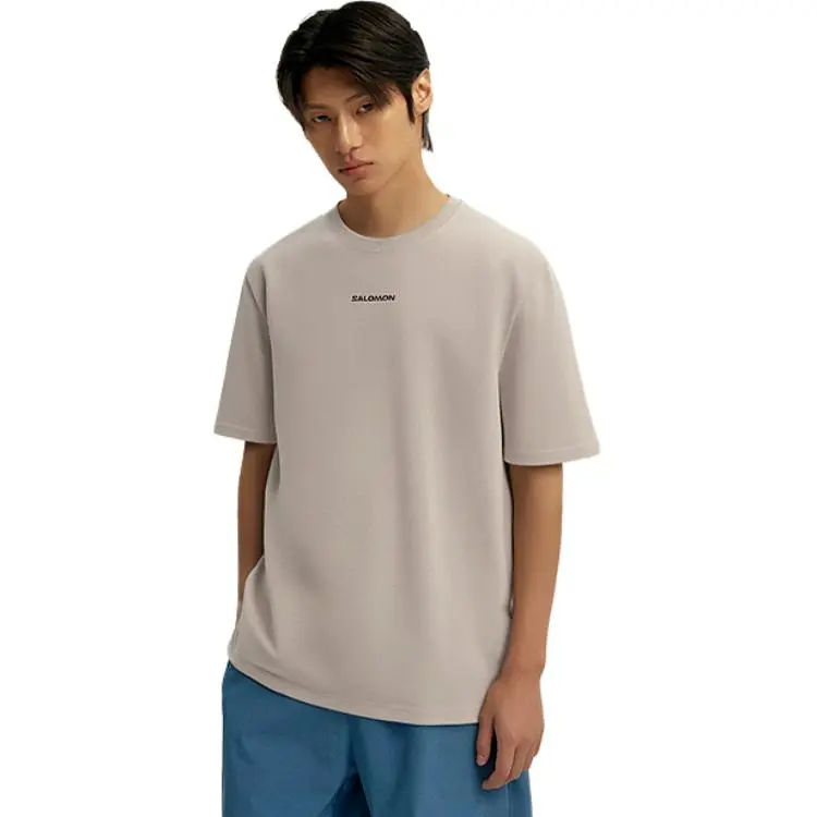 SALOMON T Shirt Men's Ethereal Brown-1