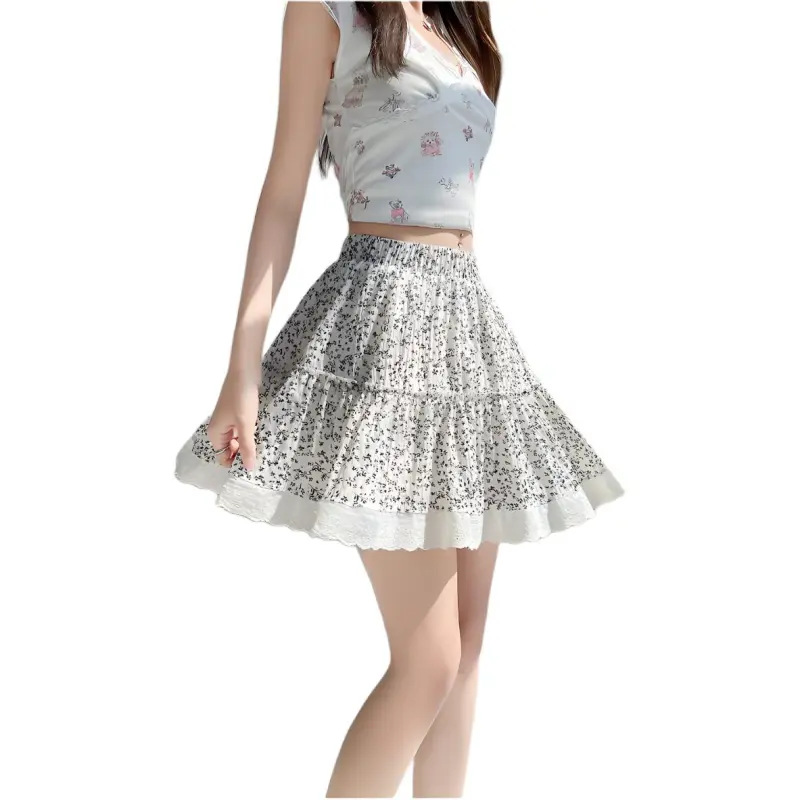 Mu Xiao Xin Casual Short Skirts Women's-5